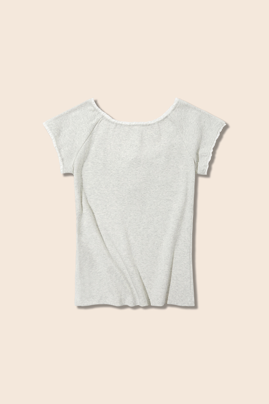 Lace Trim Bow Tie Top|yescci