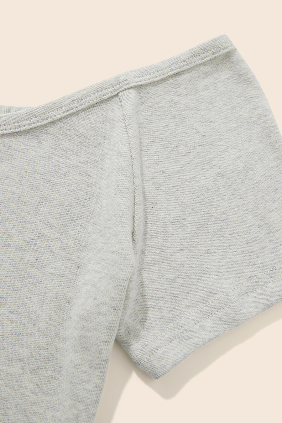 U-Neck Short Sleeve Top|yescci