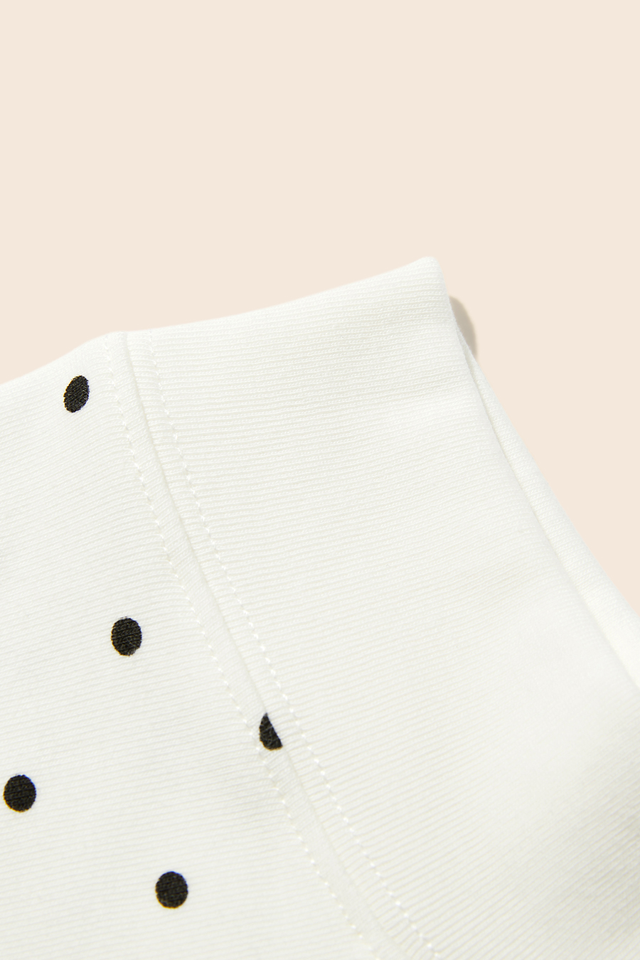 Polka Dot Off Shoulder Short Sleeve Top