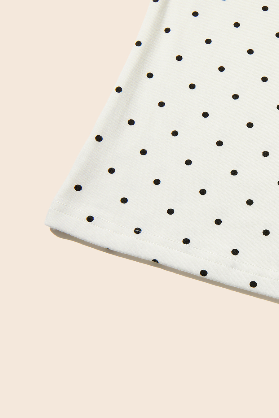 Polka Dot Off Shoulder Short Sleeve Top