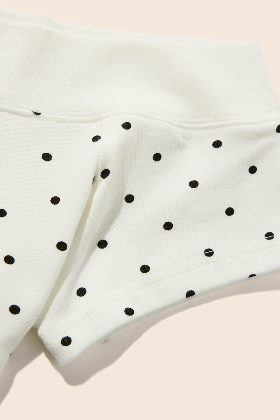 Polka Dot Off Shoulder Short Sleeve Top