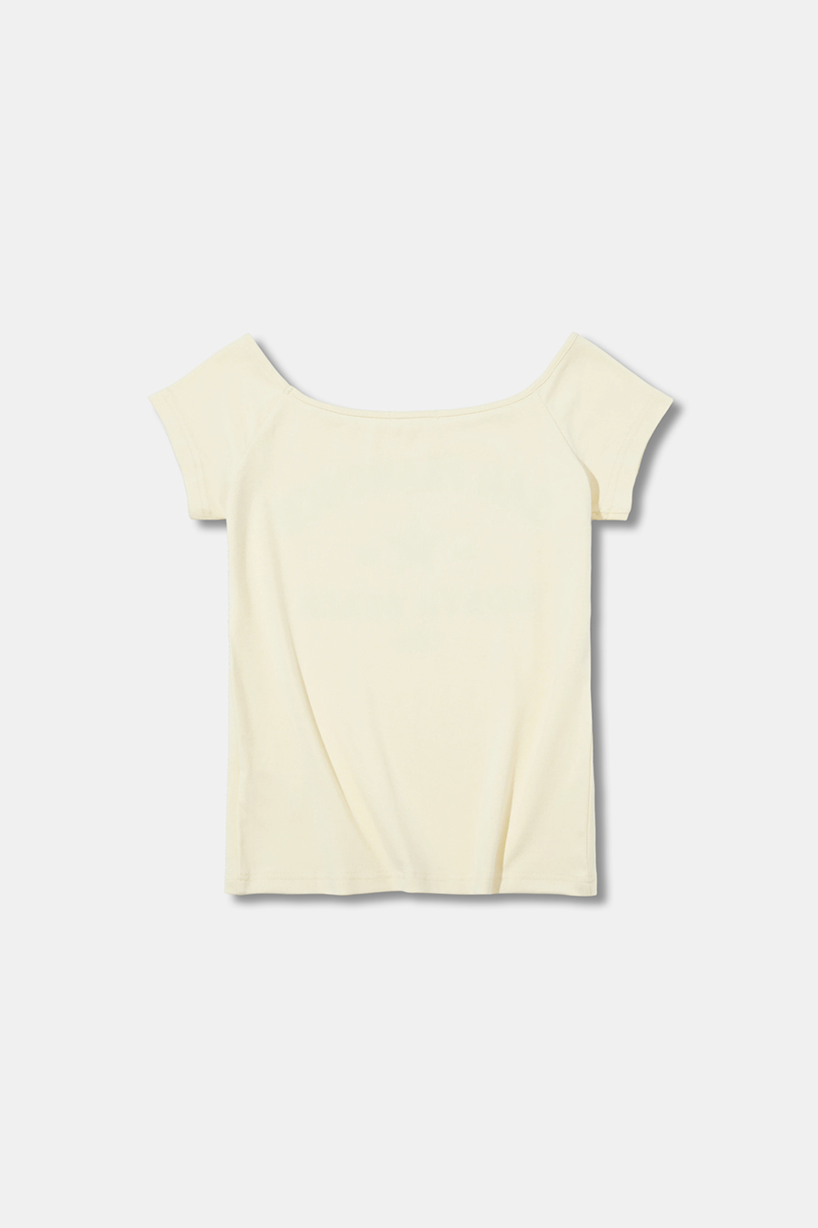 Vintage Letter Off-Shoulder Top|yescci