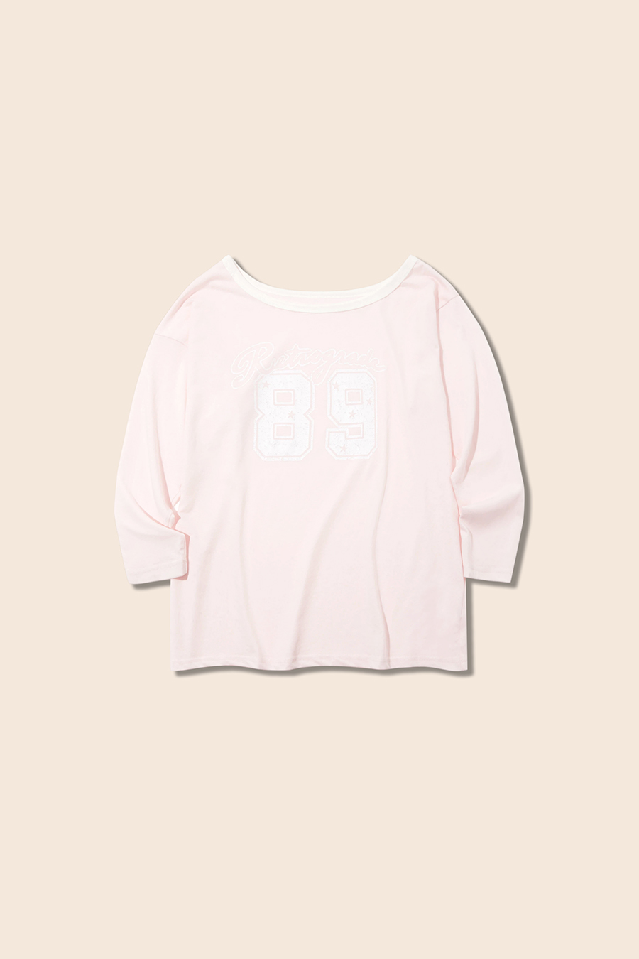 Vintage Print Off-Shoulder T-Shirt|yescci