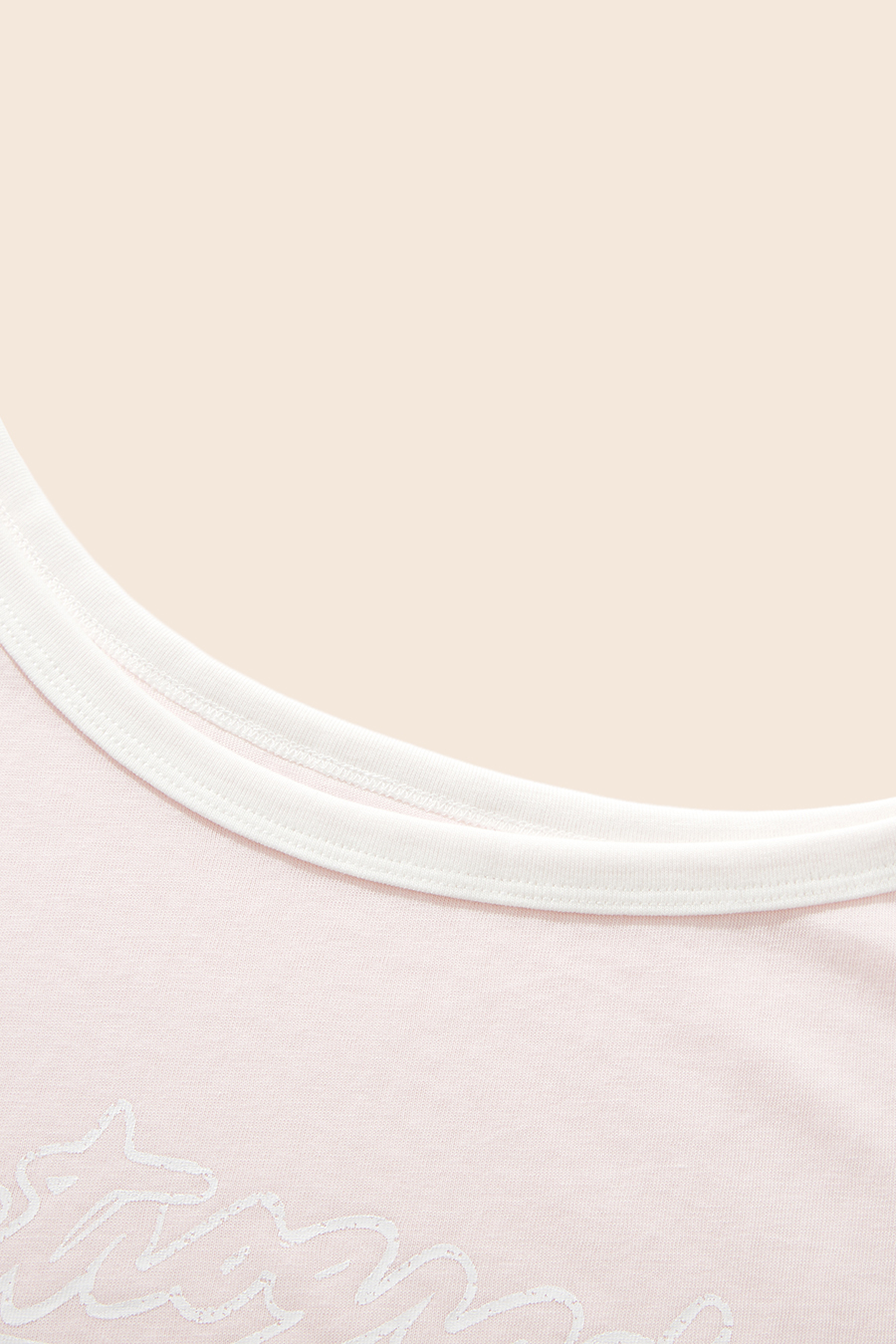 Vintage Print Off-Shoulder T-Shirt|yescci