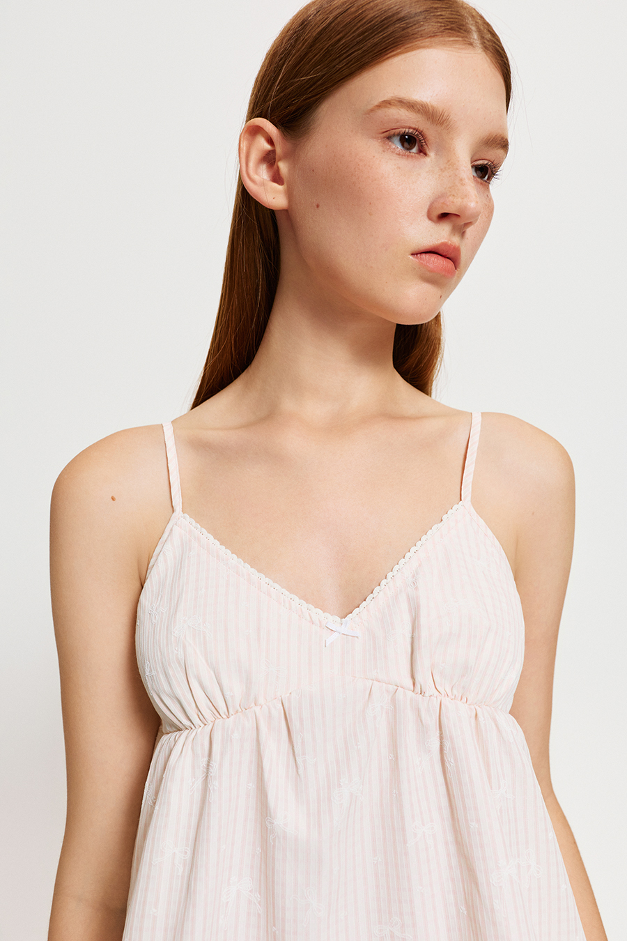 Bow Detail Gingham Camisole Top|yescci