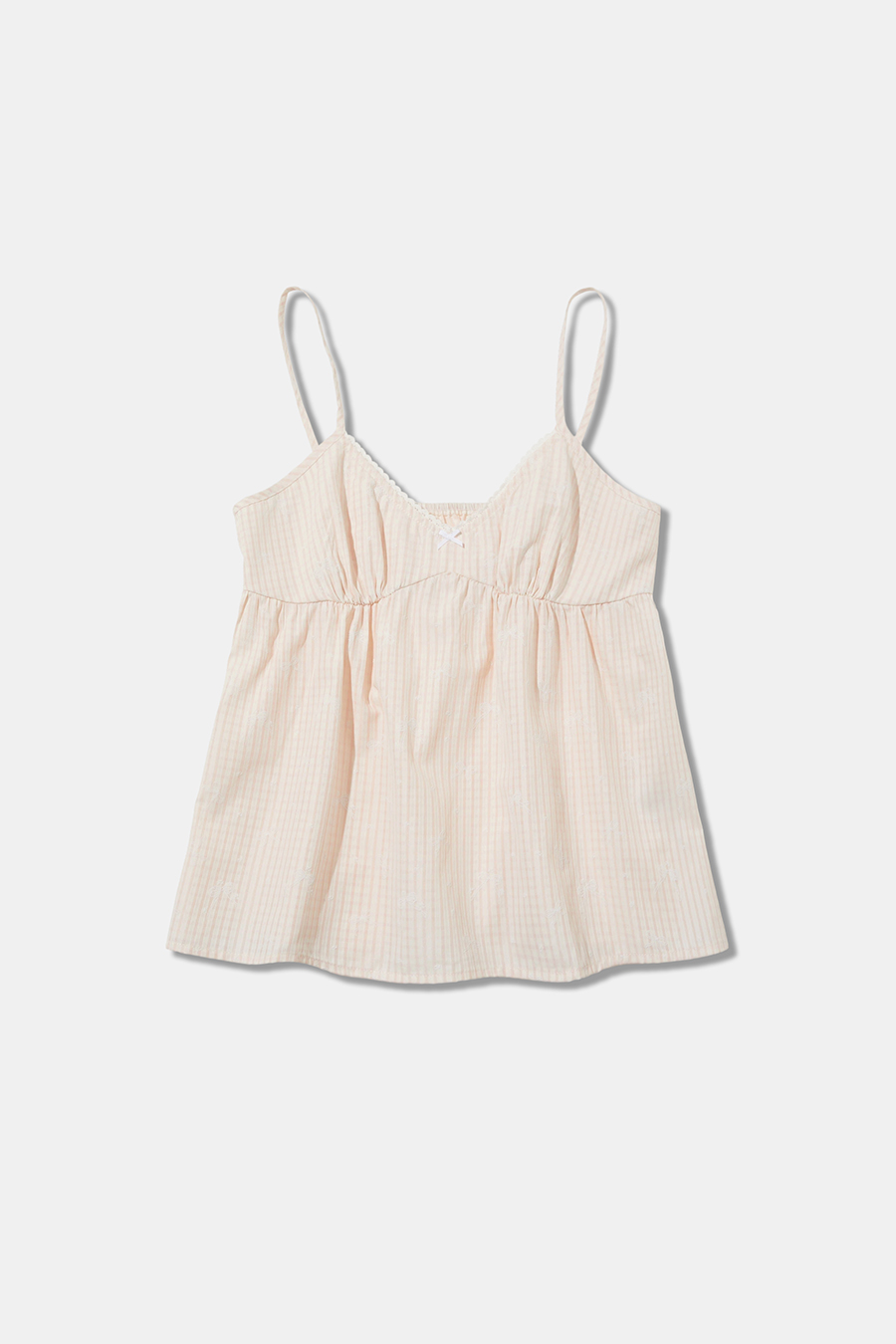 Bow Detail Gingham Camisole Top|yescci