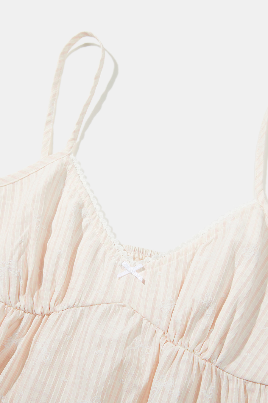 Bow Detail Gingham Camisole Top|yescci