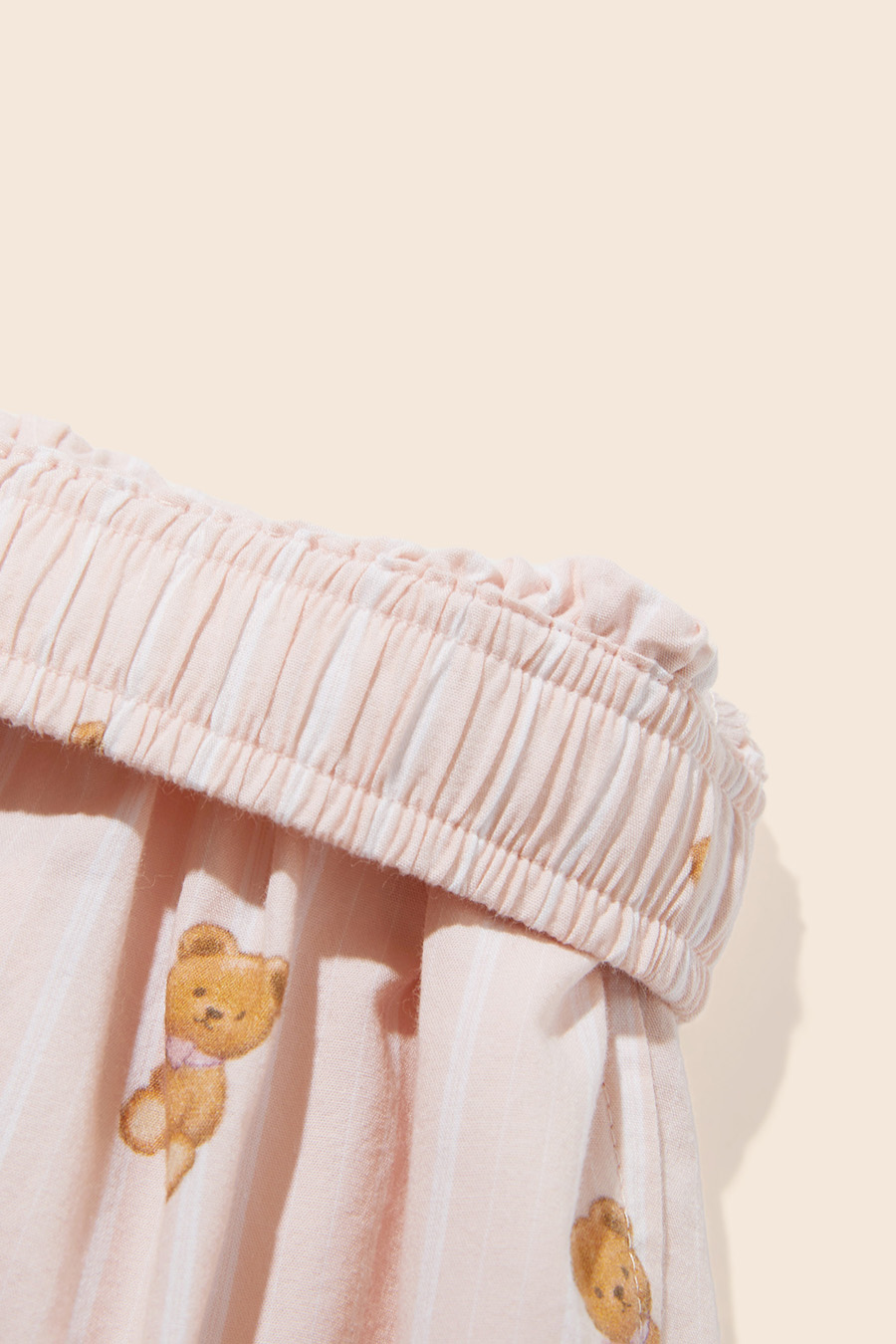 Bear Print Wide Leg Lounge Pants|yescci