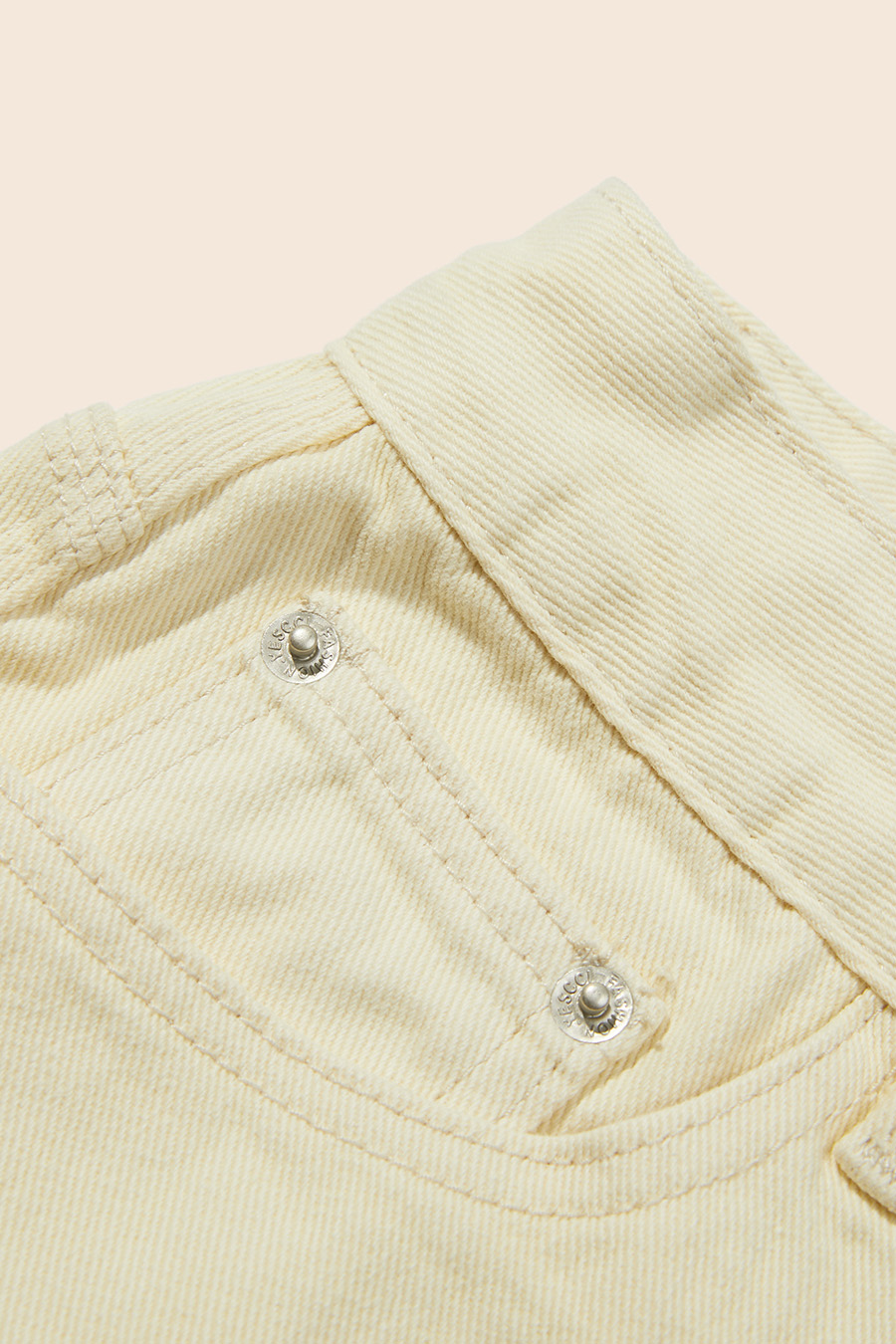 Loose Straight Denim Bermuda Shorts|yescci