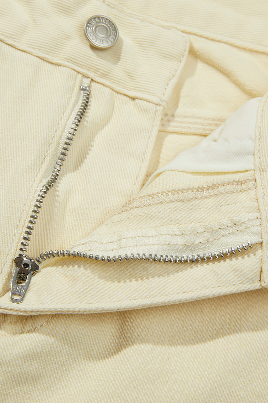 Loose Straight Denim Bermuda Shorts|yescci