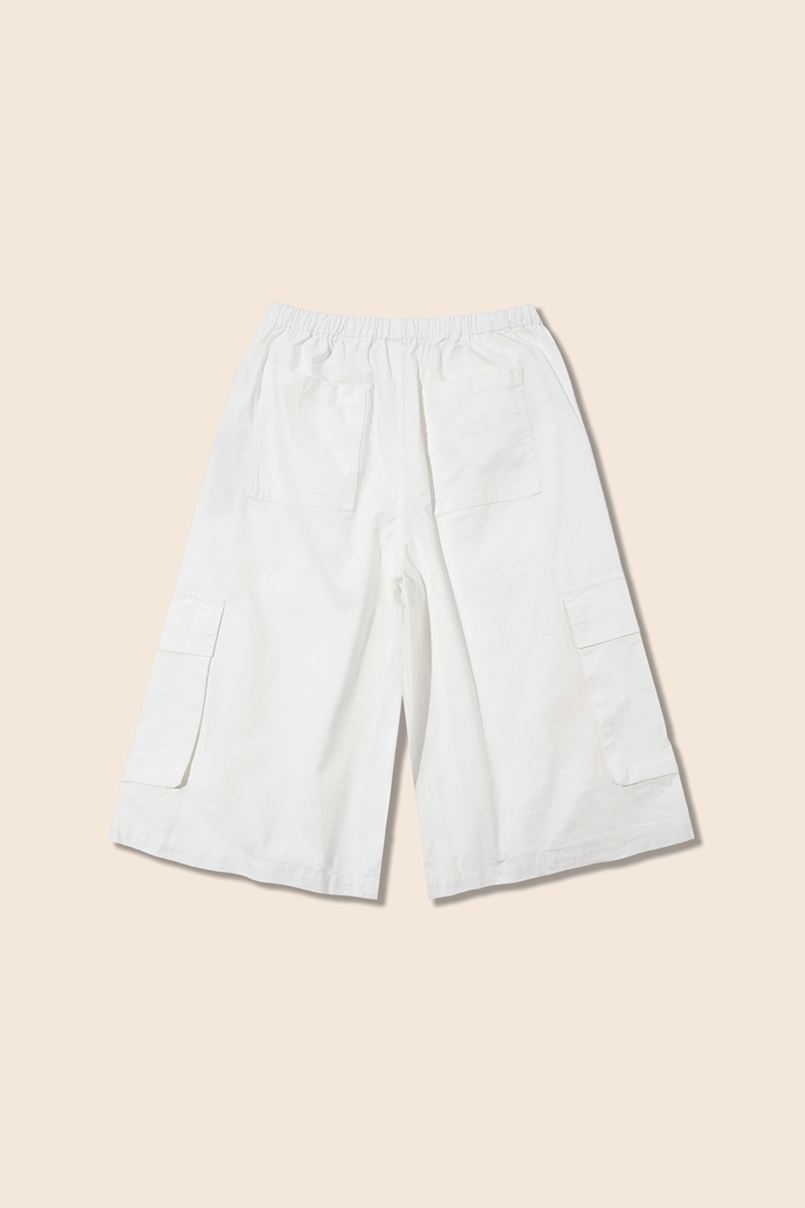Drawstring Cargo Capri Shorts