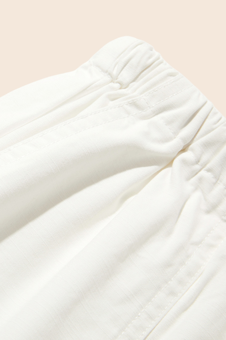 Drawstring Cargo Capri Shorts