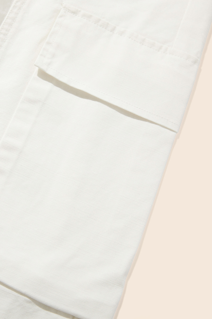 Drawstring Cargo Capri Shorts