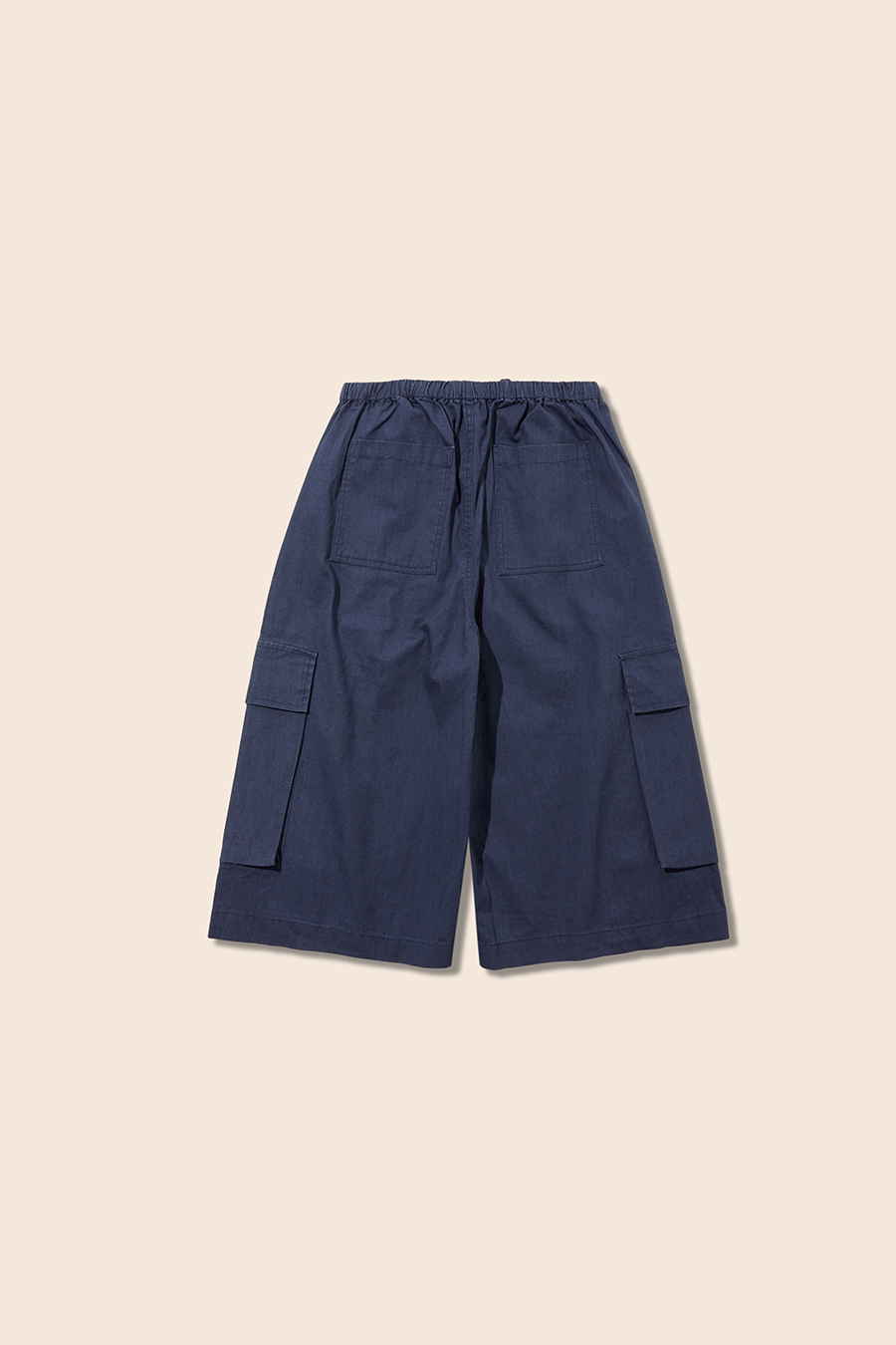 Drawstring Cargo Capri Shorts