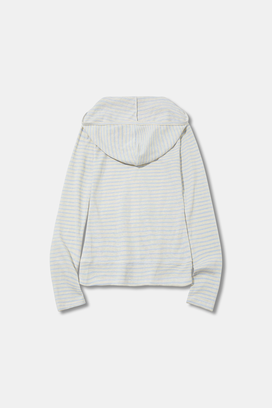 Slim Fit Striped Long Sleeve Hoodie|yescci