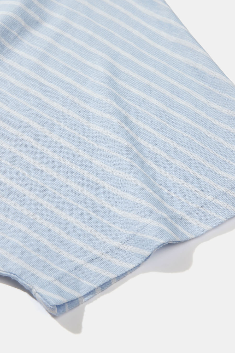 Lace Trim Striped Off Shoulder Tee|yescci