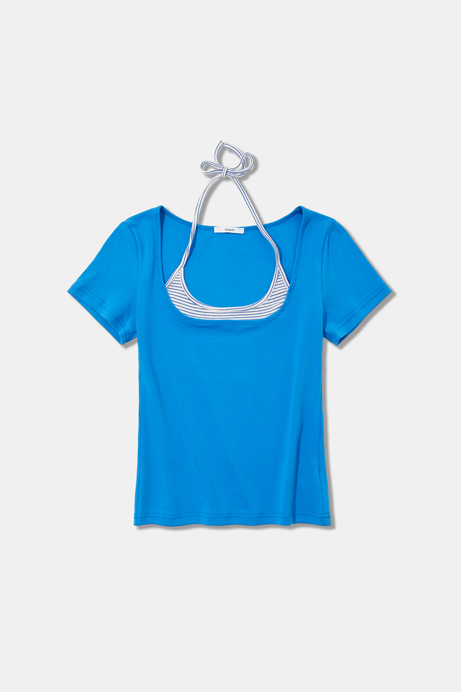 Preppy Style Layered Halter Top|yescci