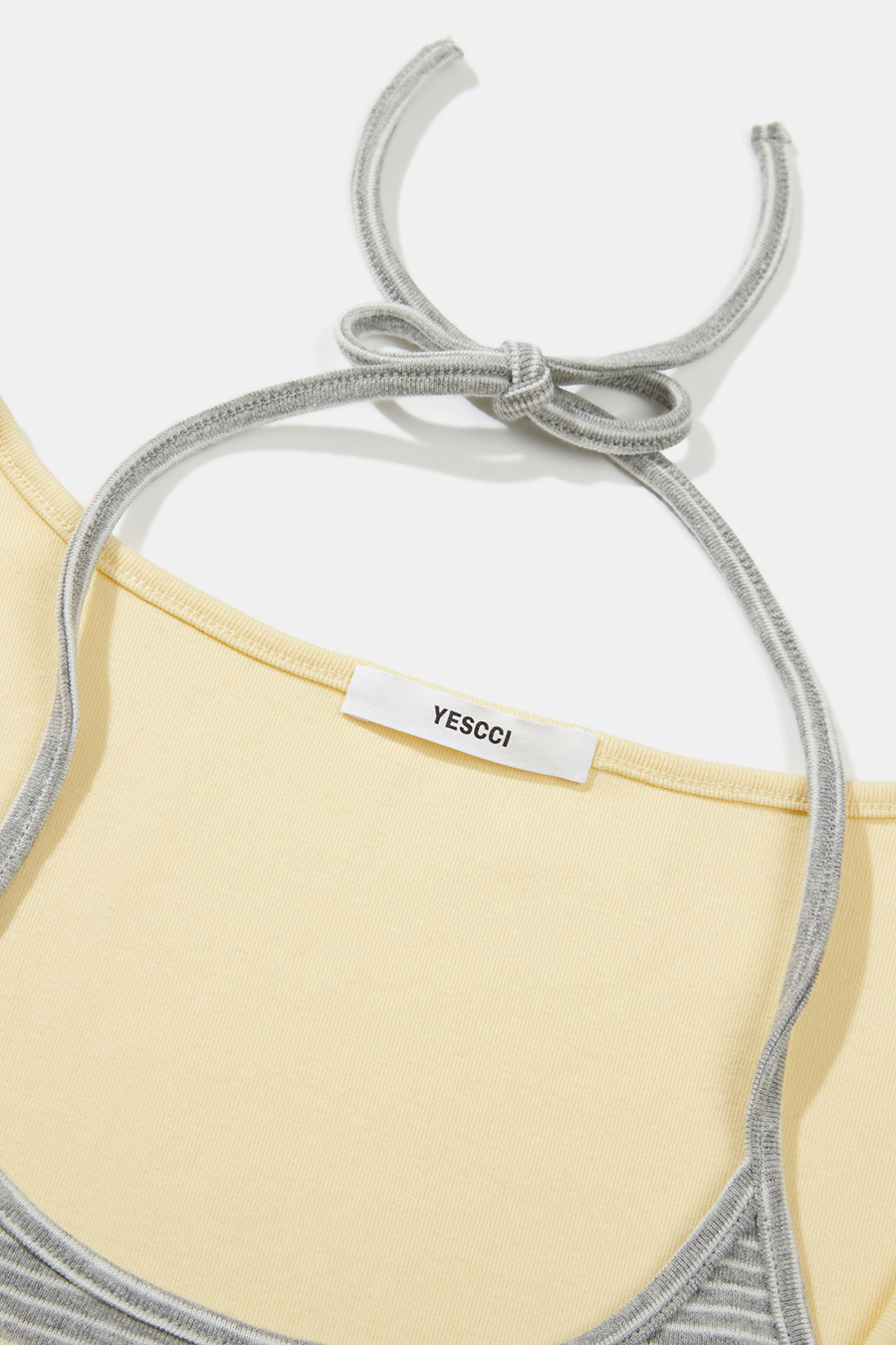 Preppy Style Layered Halter Top|yescci