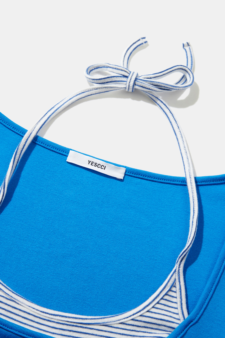 Preppy Style Layered Halter Top|yescci