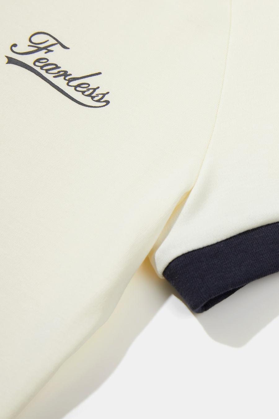 Vintage Letter Ringer T-shirt|yescci