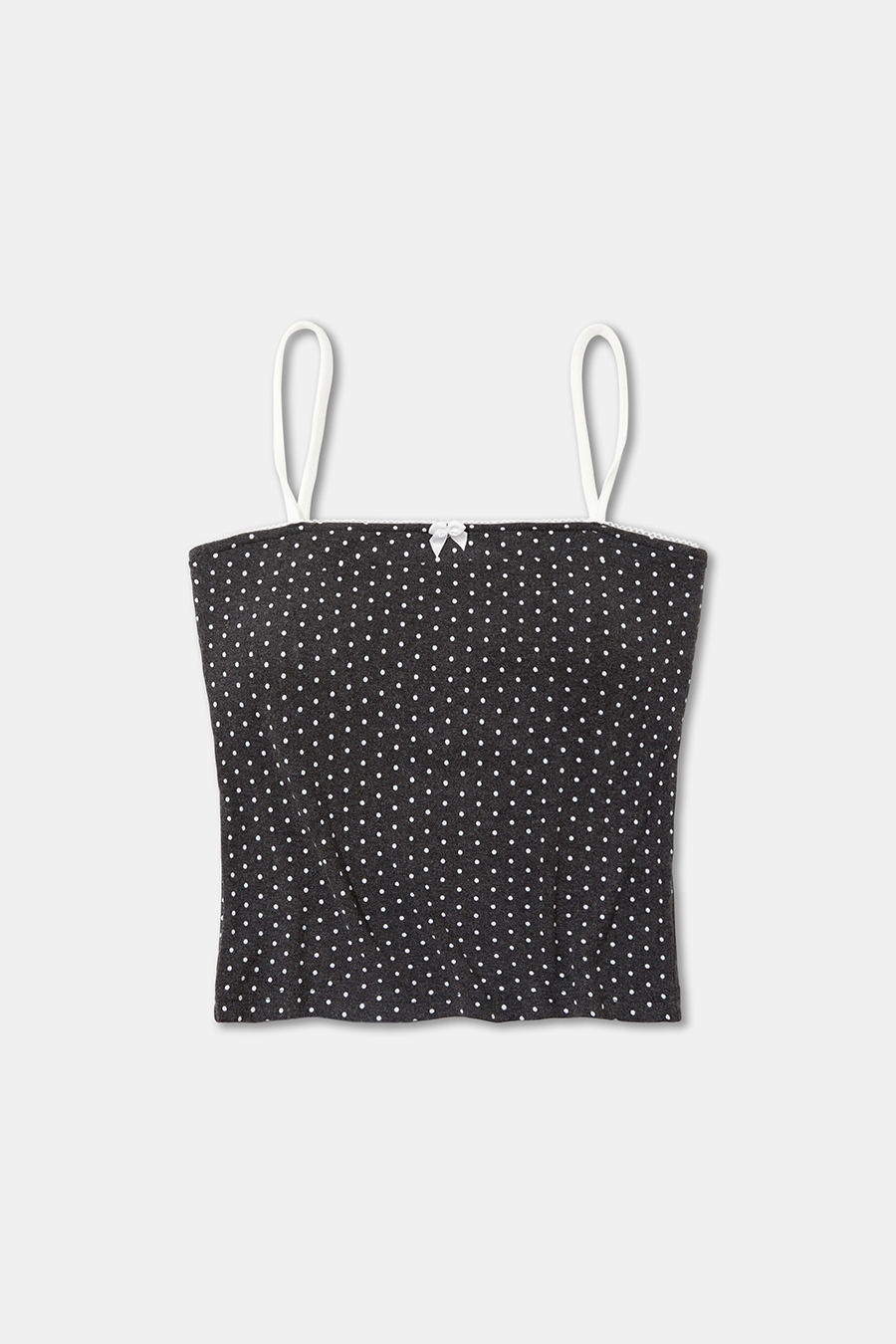 Polka Dot Bow Detail Cami|yescci