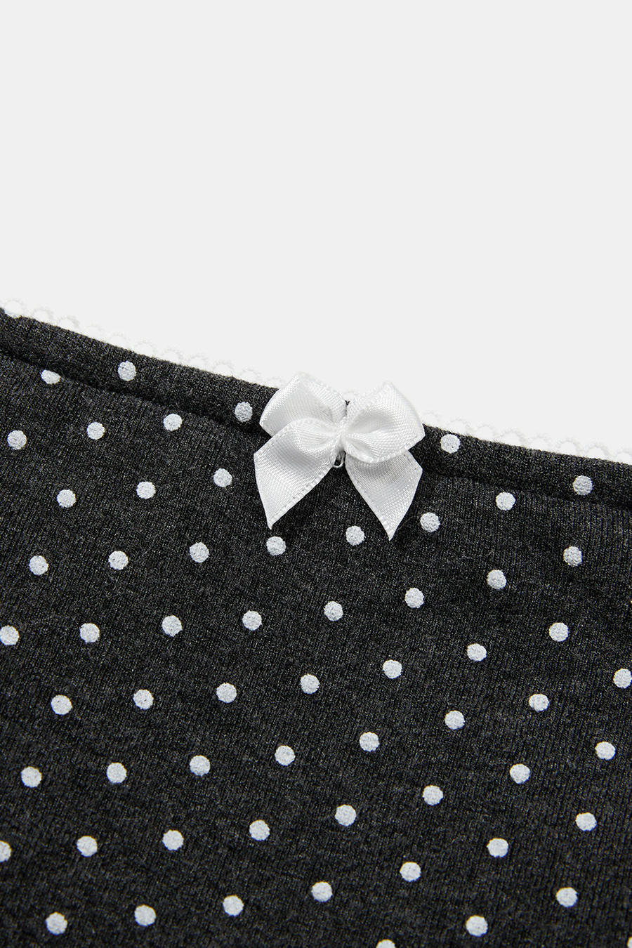 Polka Dot Bow Detail Cami|yescci