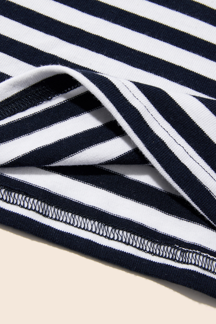 Striped Twist Front Tube Top