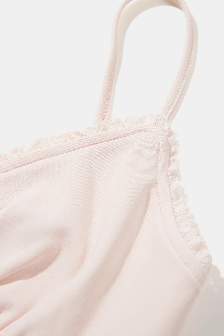 Lace Trim Bow Detail V Neck Cami Top|yescci