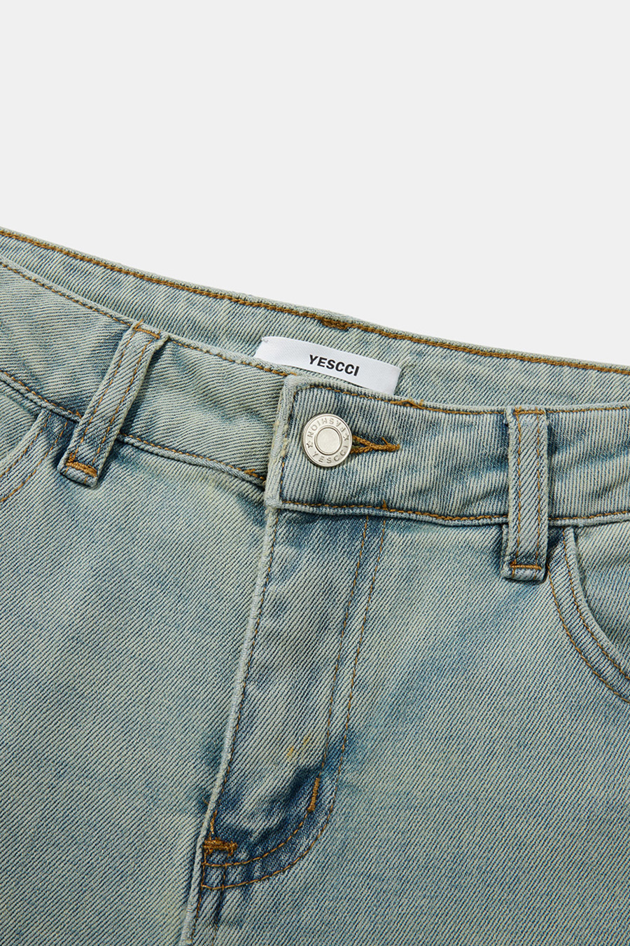 Mid Rise Flared Jeans|yescci