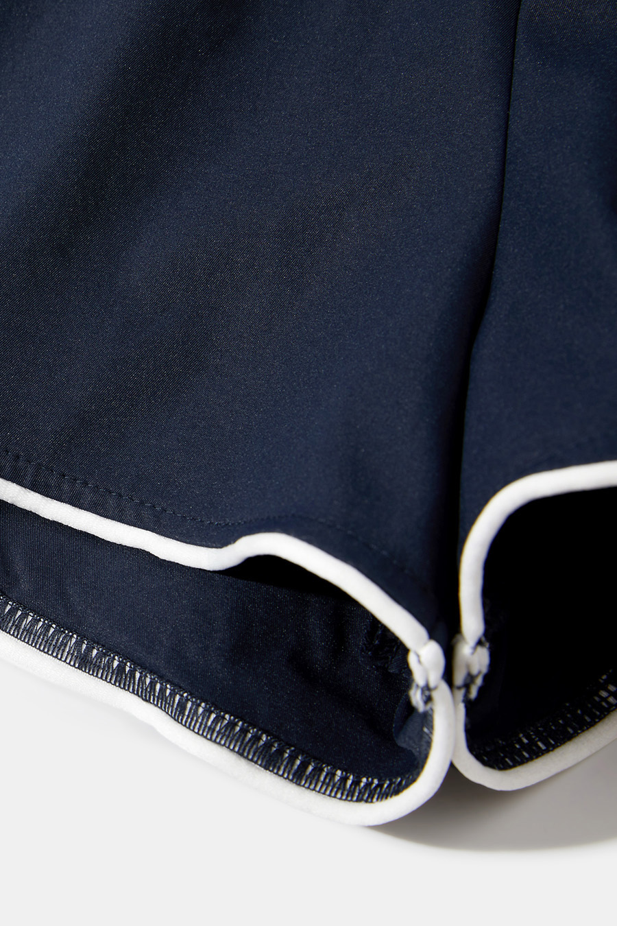 Contrast Trim Drawstring Lounge Shorts|yescci