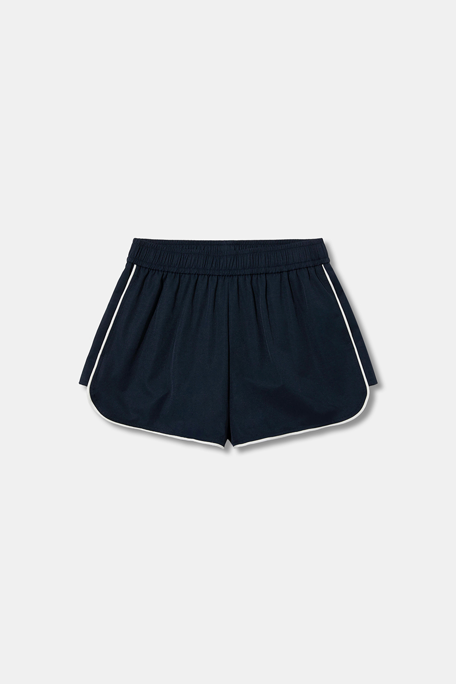 Contrast Trim Drawstring Lounge Shorts|yescci