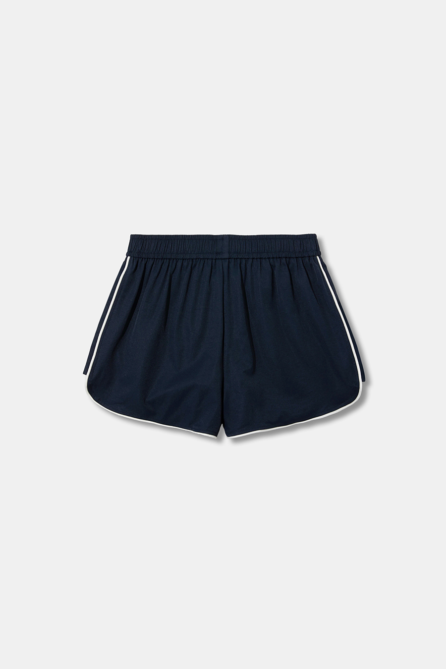 Contrast Trim Drawstring Lounge Shorts|yescci
