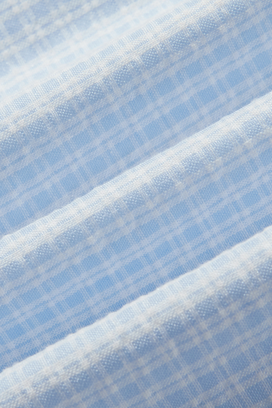Gingham Ruffle Hem Lounge Shorts