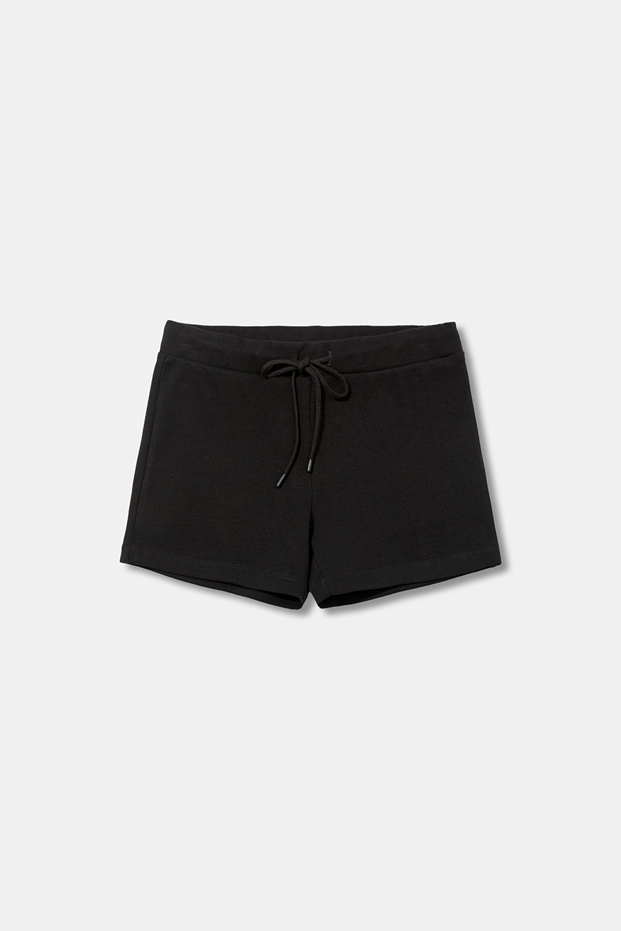 Elastic Waist Knit Mini Shorts|yescci