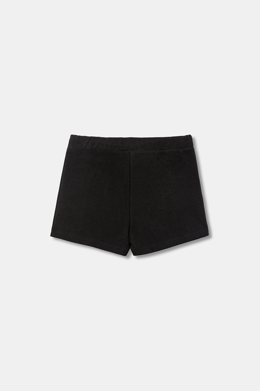 Elastic Waist Knit Mini Shorts|yescci