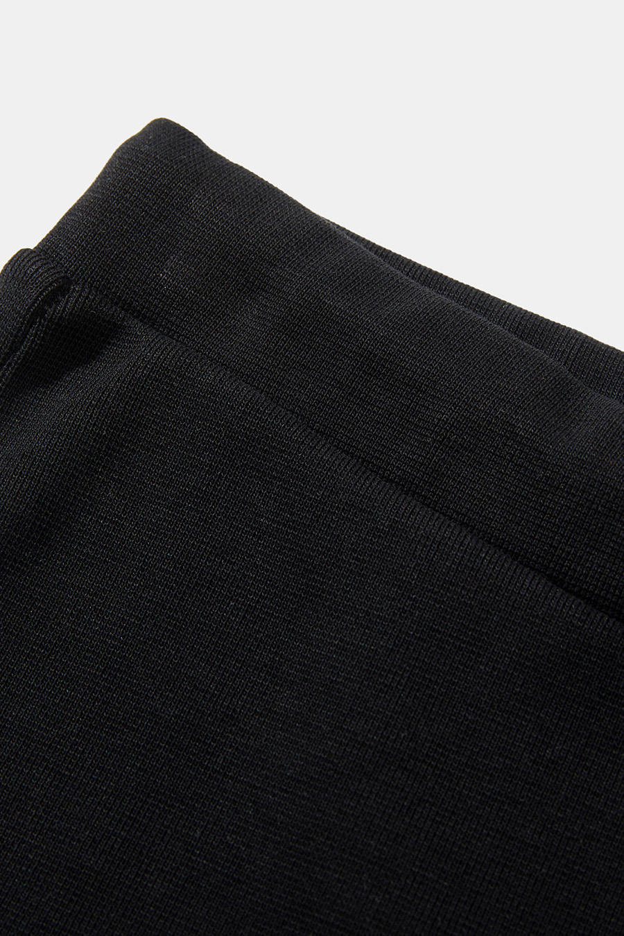 Elastic Waist Knit Mini Shorts|yescci