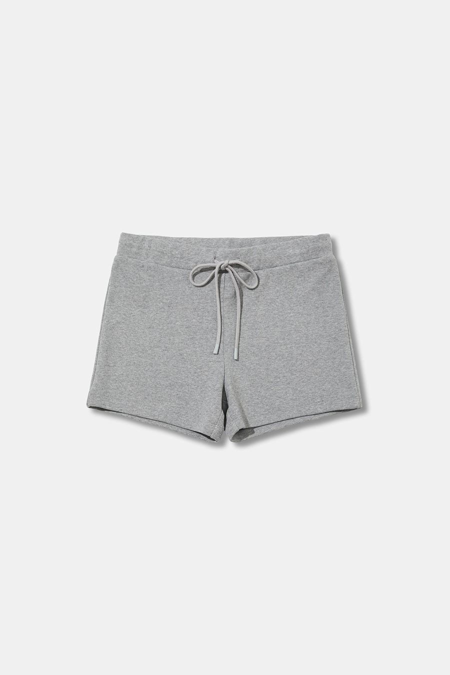 Elastic Waist Knit Mini Shorts|yescci