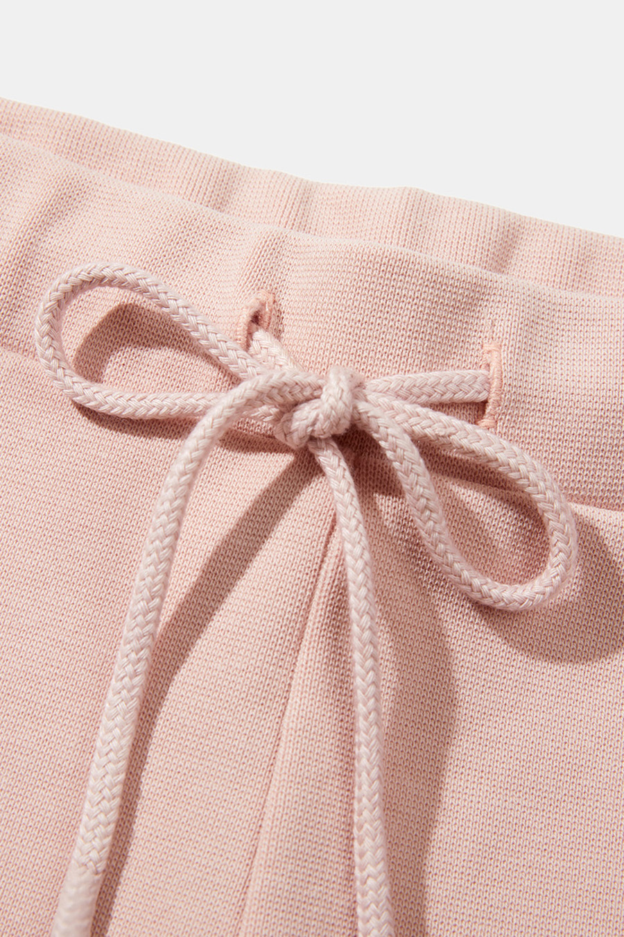 Elastic Waist Knit Mini Shorts