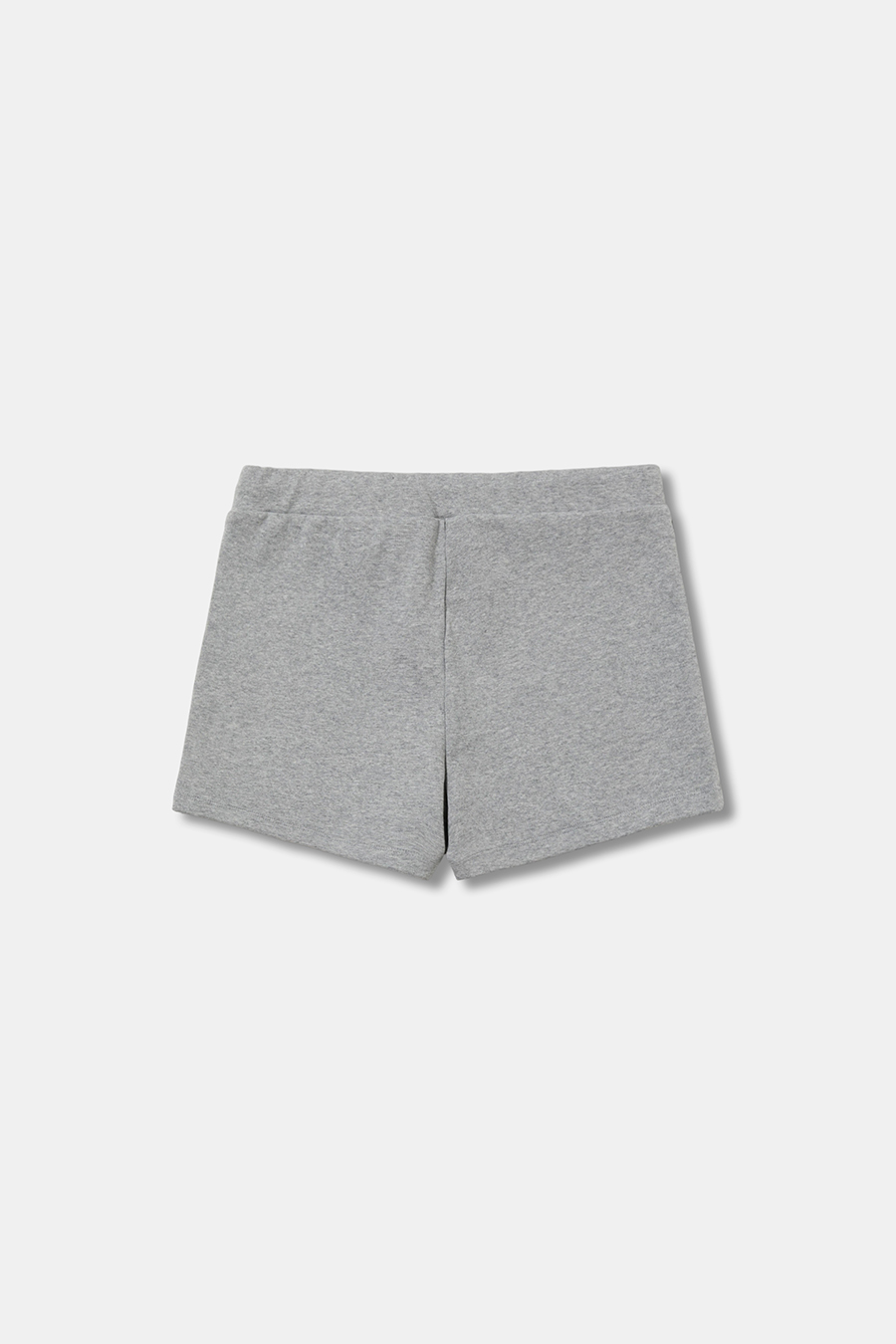 Elastic Waist Knit Mini Shorts|yescci