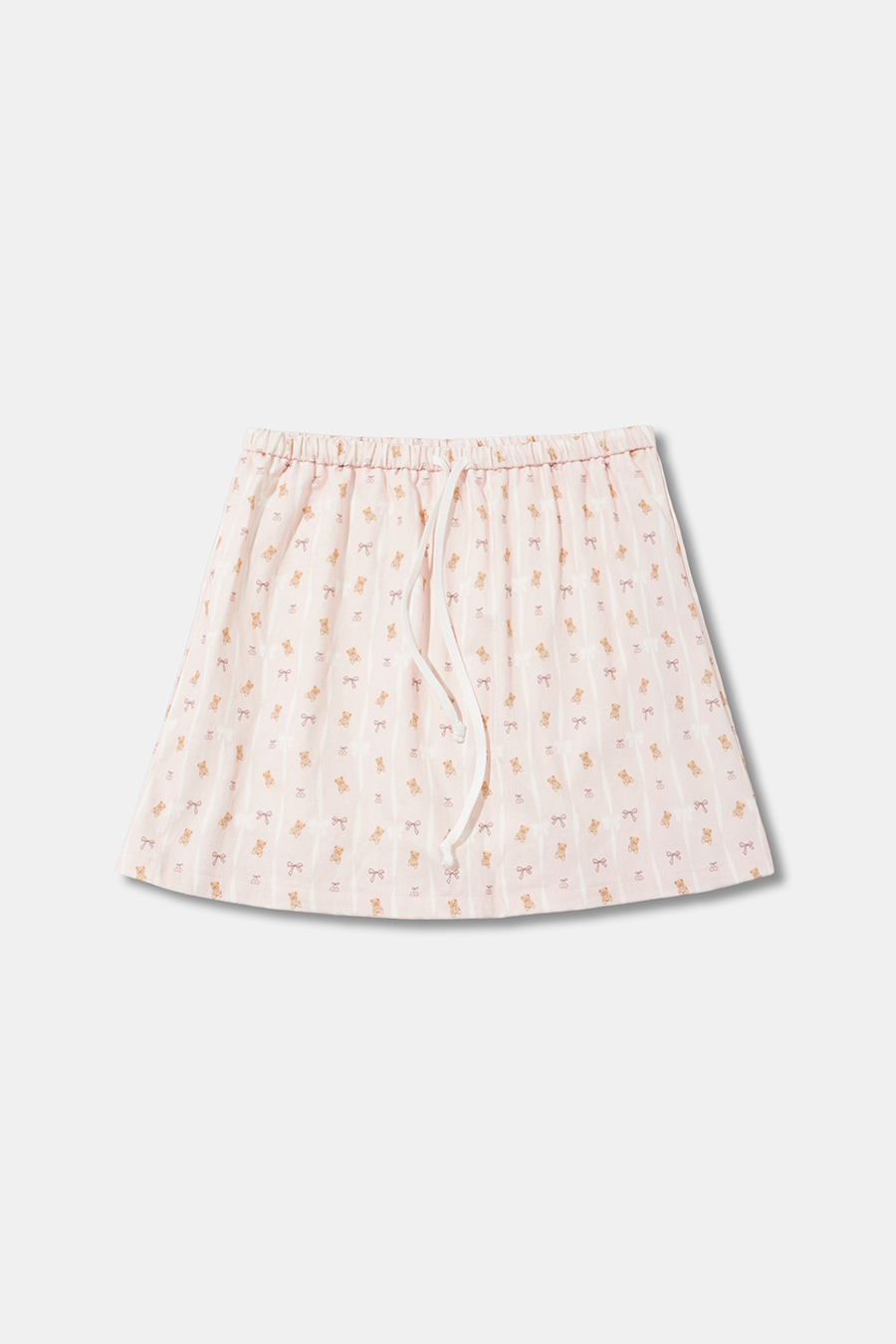 Bear Print A-Line Mini Skirt|yescci