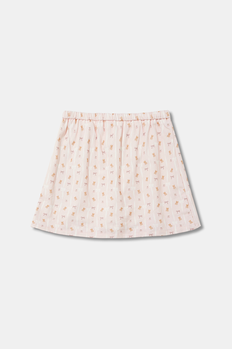 Bear Print A-Line Mini Skirt|yescci