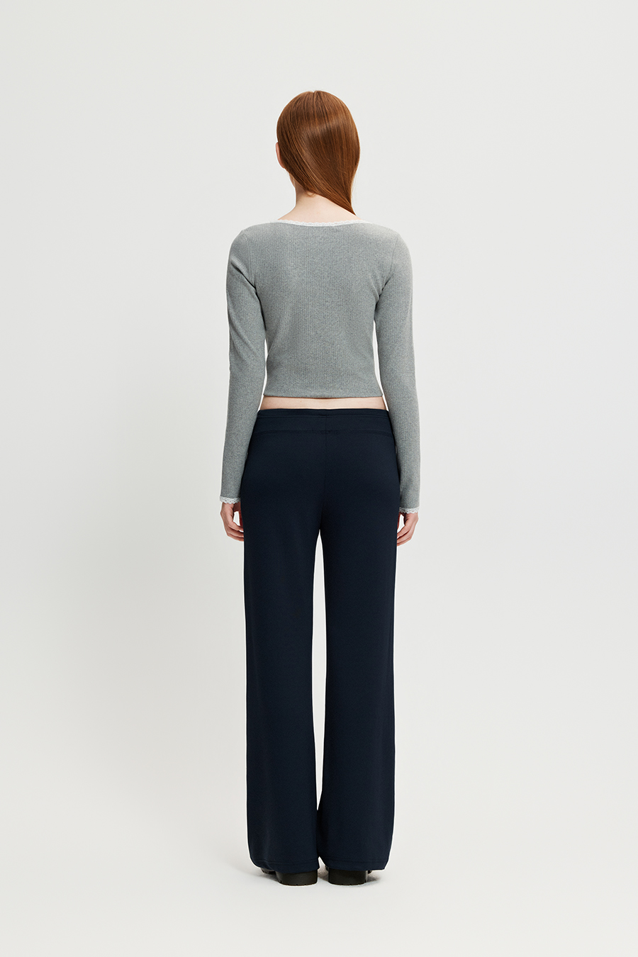 Drawstring Wide Leg Casual Pants |yescci