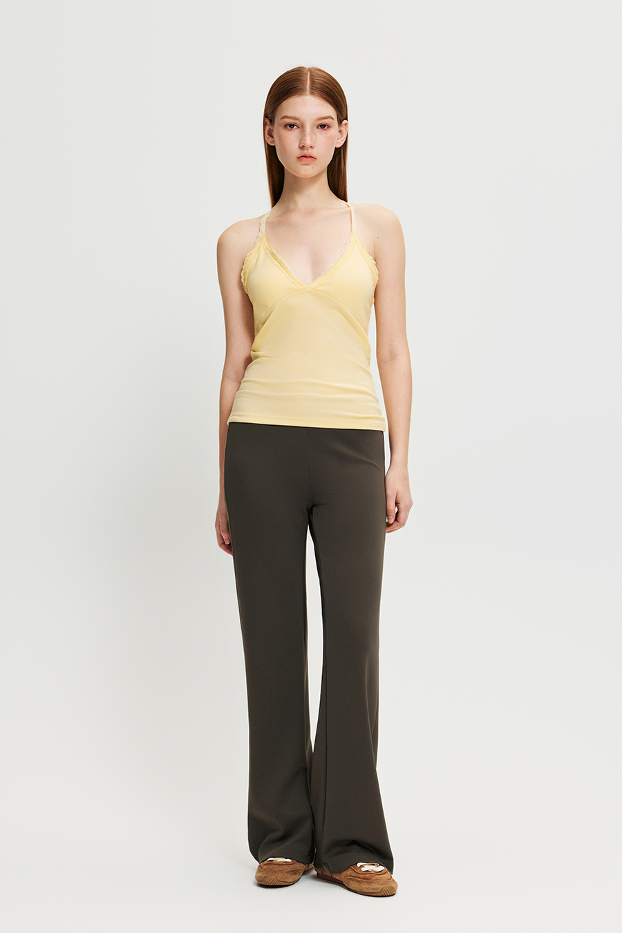 Drawstring Wide Leg Casual Pants |yescci
