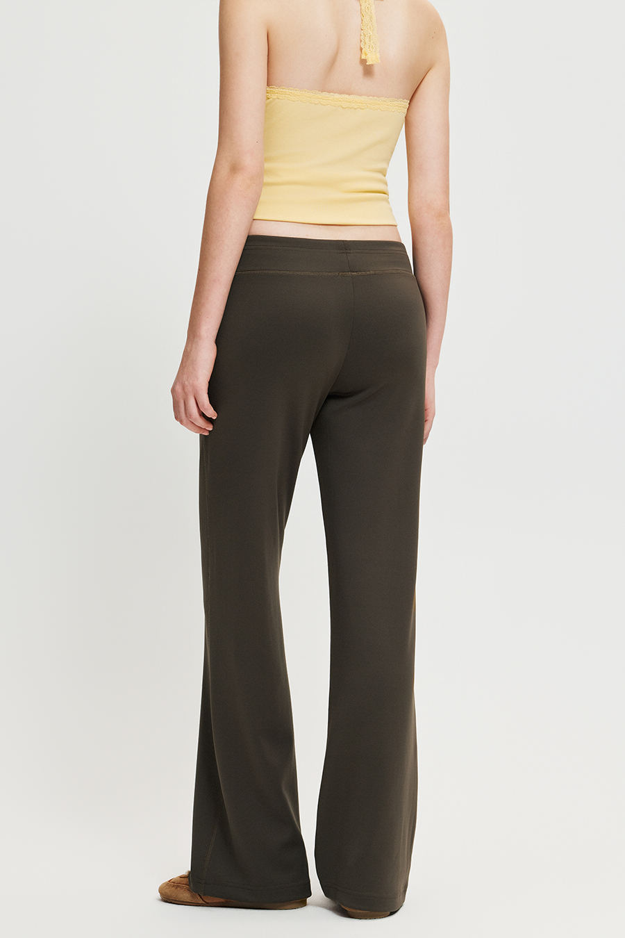 Drawstring Wide Leg Casual Pants |yescci