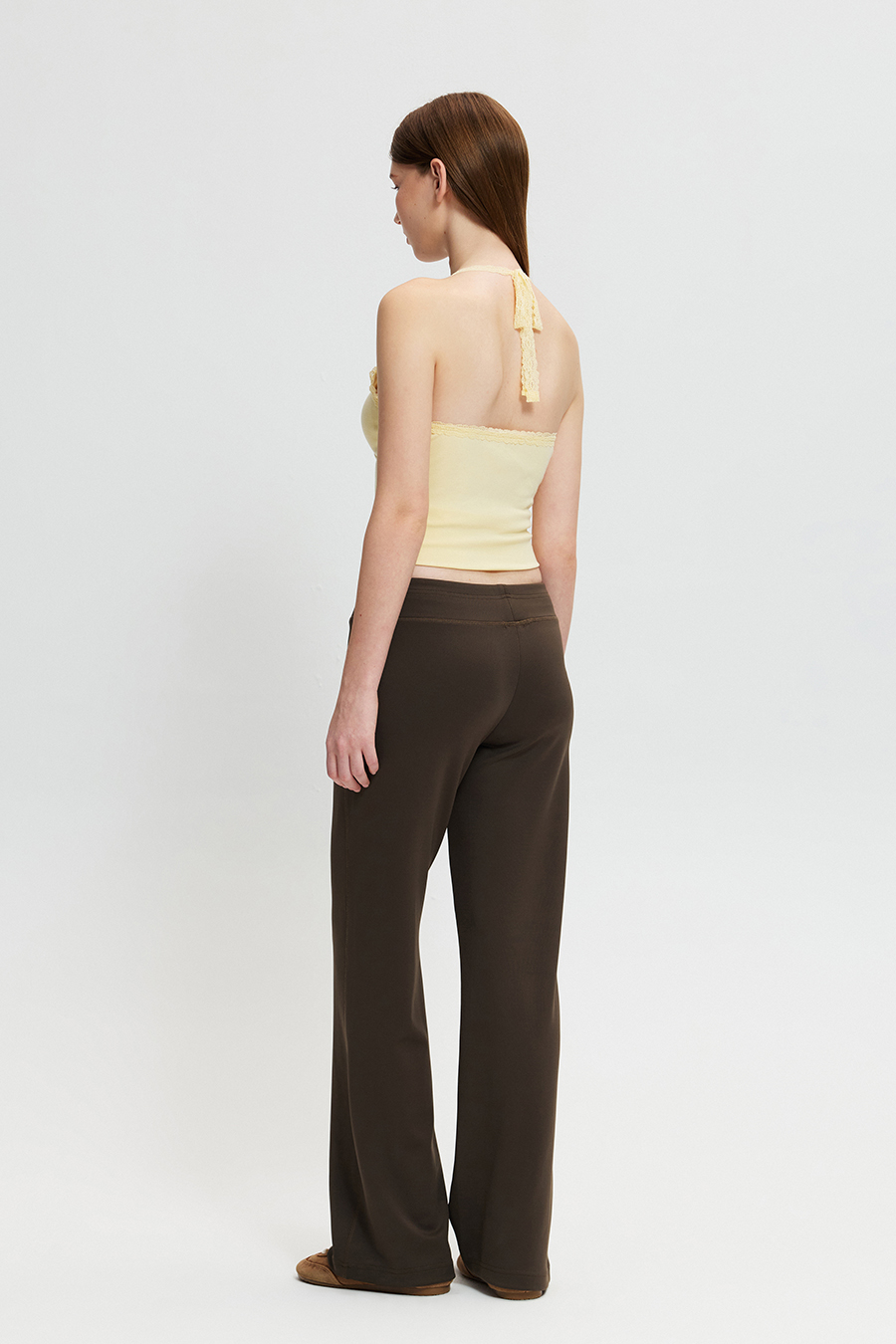 Drawstring Wide Leg Casual Pants |yescci