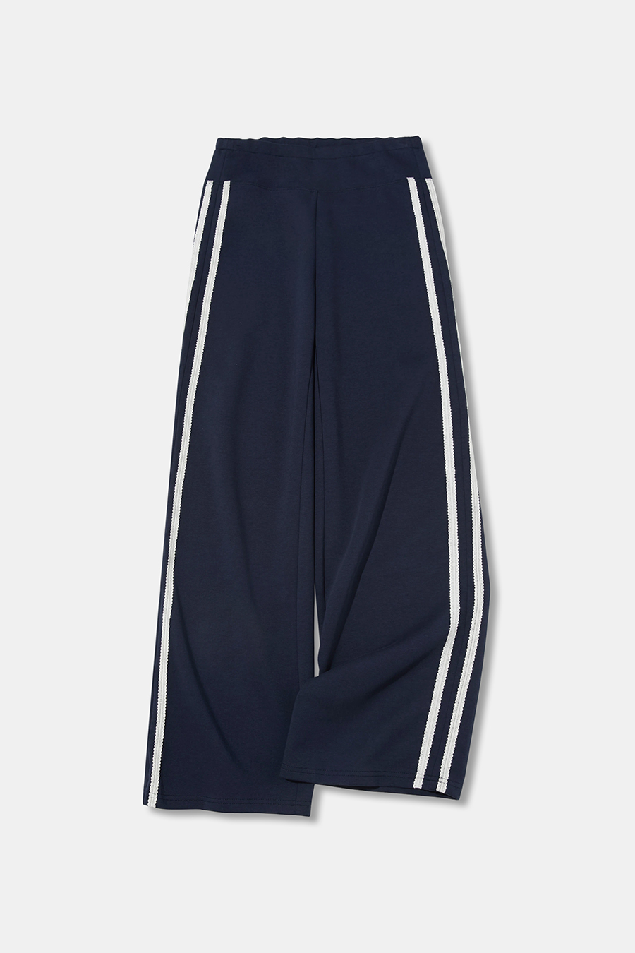 Side Stripe Wide Leg Sweatpants|yescci