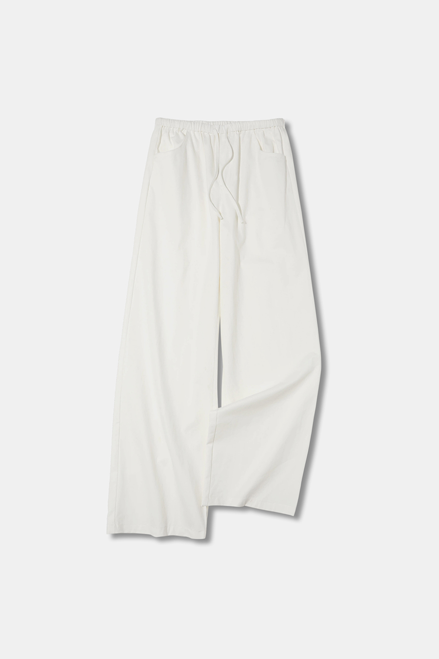 Rhinestone Letter Drawstring Wide Leg Pants|yescci