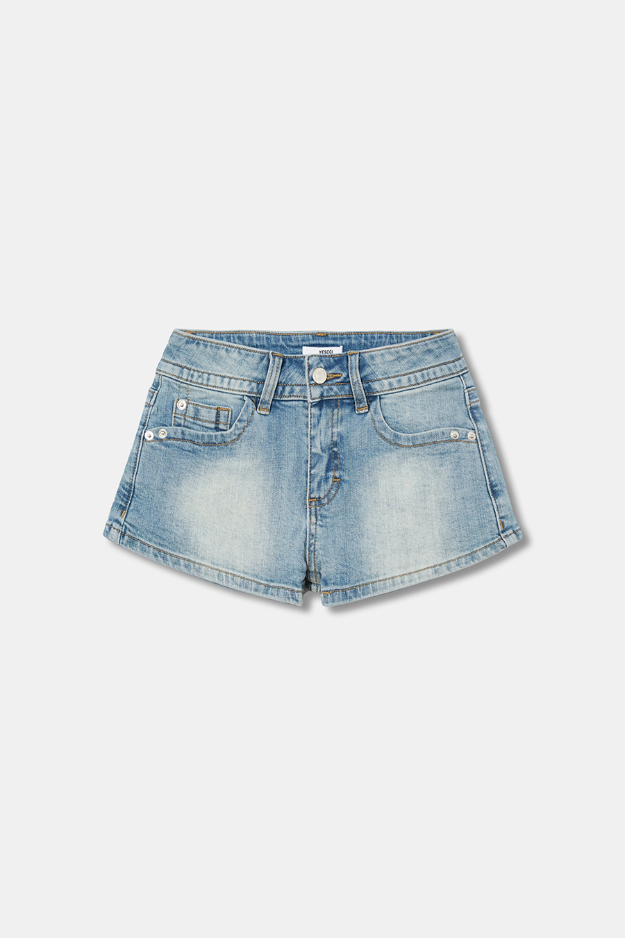 Classic Low Rise Denim Shorts|yescci