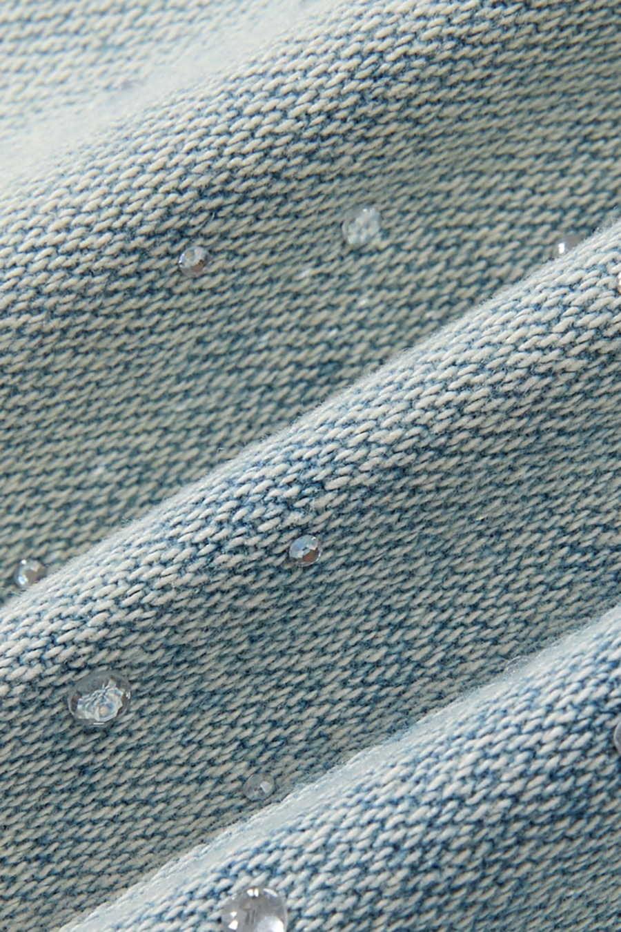 Rhinestone Denim Mini Skirt|yescci
