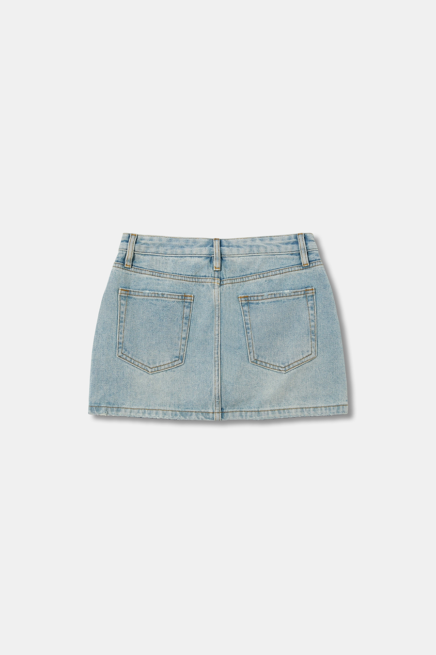 Rhinestone Denim Mini Skirt|yescci